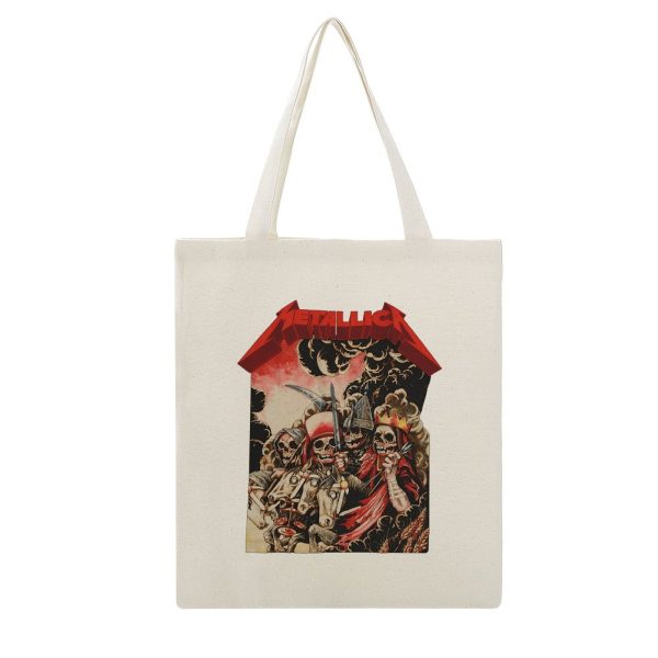 Metallica Canvas tote for Band Music Fans