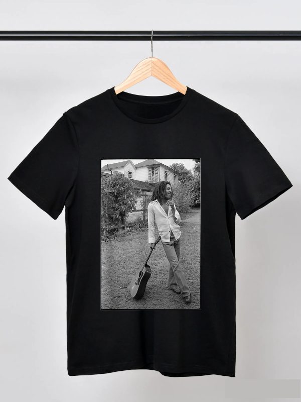 Men Bob Marley Band Shirts Handmade T-Shirts Fashion Logo Tee Cotton Women Soft Shirts Crew Neck Short Sleeve Shirt Hip Hop Tee Top - Image 6